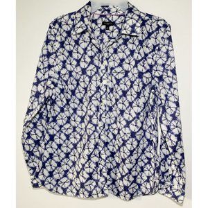 Talbots Women's Shirt Button-Up Hawaiian Style Top